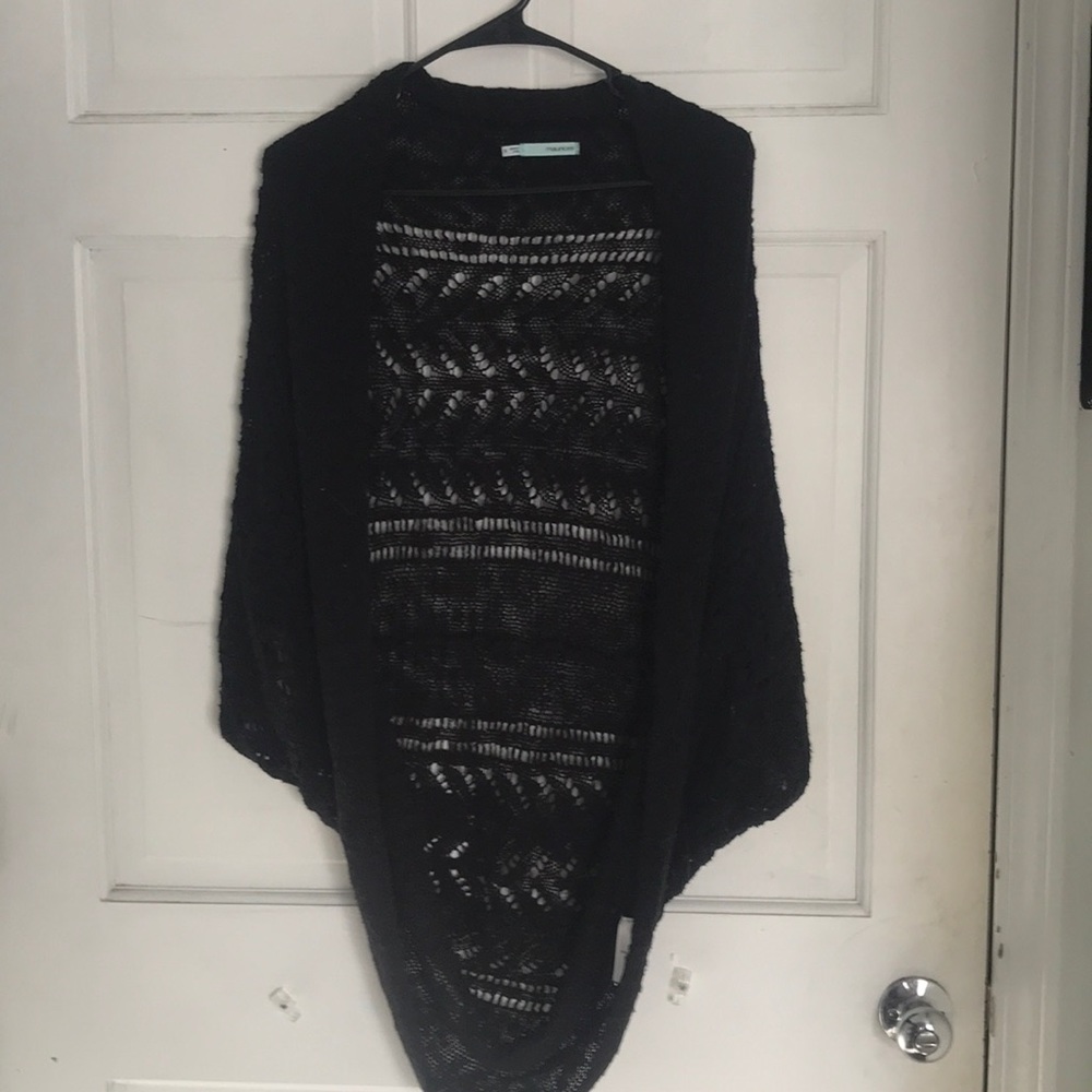 Black cardigan